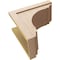 Ekena Millwork 12"W x 24"D x 24"H Classic Warren Rough Cedar Woodgrain TimberThane Corbel, Primed Tan CORUR12X24X24WARRCPR - alternate 6